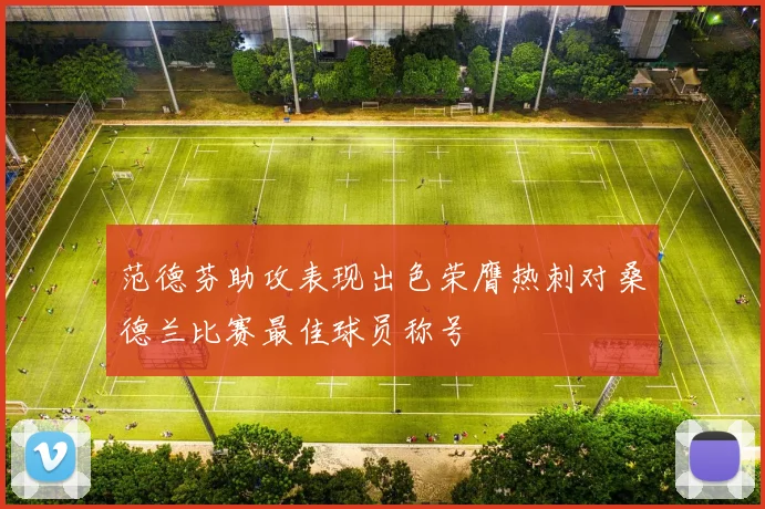 范德芬助攻表现出色荣膺热刺对桑德兰比赛最佳球员称号